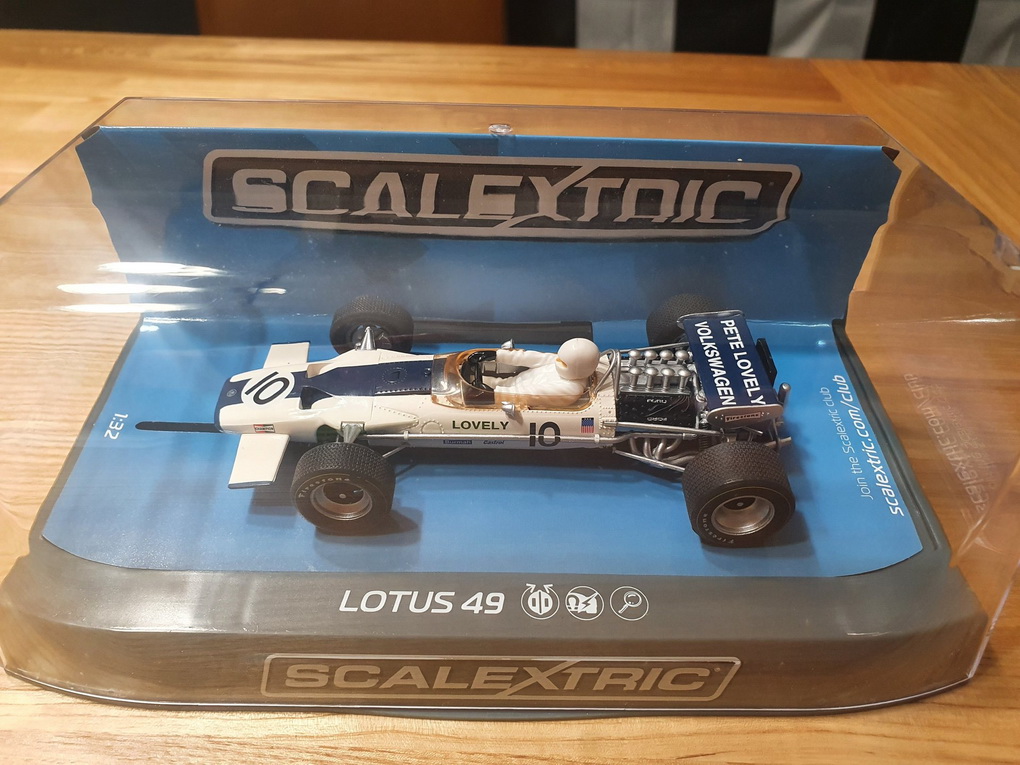 Slotcars66 Lotus 49 1/32nd scale Scalextric slot car 1970 Race of Champions- Pete Lovley  